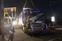 VU LKW umgestuerzt Feldkassel Industriestr Robert Boschstr P293